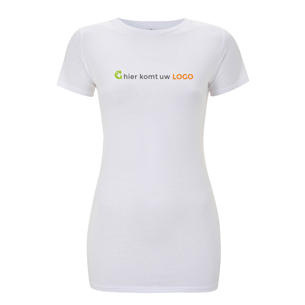 T-shirt slim fit dames | Eco geschenk